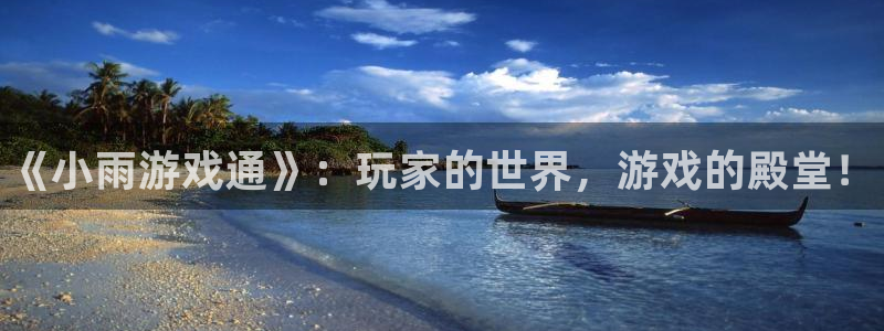 蓝冠娱乐Ii：《小雨游戏通》：玩家的世界，游戏的殿堂！